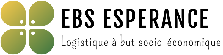 Logo d'EBS Espérance, expert en logistique à but socio-économique